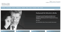 Desktop Screenshot of erbrecht-schulte.de