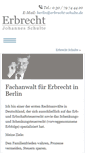 Mobile Screenshot of erbrecht-schulte.de